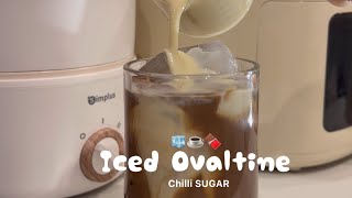 Iced Ovaltine ✨🫶🍫 [upl. by Arriat]