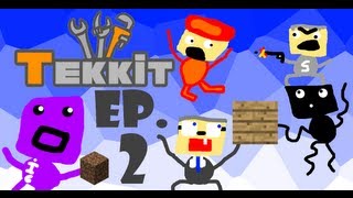 Minecraft Tekkit  Lets Play Ep 2 [upl. by Rufford]