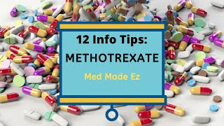 12 Info Tips About Medication Methotrexate [upl. by Nylesoy]