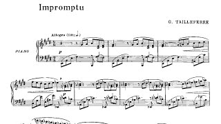 Germaine Tailleferre Impromptu 1909 [upl. by Waylen]