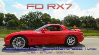 2011 Corvette ZR1 vs 550whp FD RX7 vs 500whp Honda Civic STP Motorsport [upl. by Odnama]