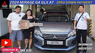 TITANIUM GRAY  2024 MIRAGE G4 GLX CVT SUPER TIPID SA GAS ZERO DOWN PAYMENT mitsubishi jmbvlog [upl. by Ainsworth143]