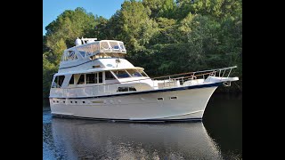 1984 Hatteras 53 Classic STARFIRE SOLD by Chuck Grice [upl. by Tonie647]