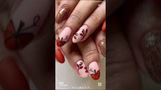 FALL NAILS DESIGN at Nails R Us [upl. by Brock]