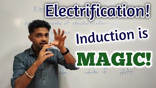 Different Modes Of Electrification  Charging by Friction Induction and Conduction  PUC Physics [upl. by Ennovahc558]