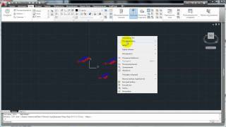 Import coordinates from a text file txt sdr in AutoCAD [upl. by Eseuqcaj820]