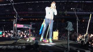 Coldplay  Känn Ingen Sorg För Mig Göteborg Live  Ullevi Gothenburg [upl. by Airemahs985]