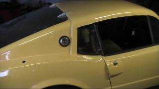 1972 Saab sonett start up and tour [upl. by Ardnassac693]