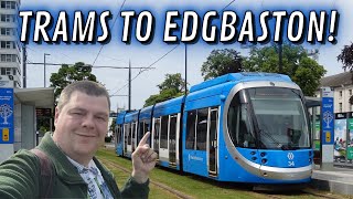 West Midlands Metro Journey to Edgbaston Village by Tram [upl. by Itra]