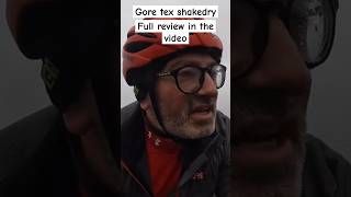 15 second review of the Goretex shakedry jacket cycling roadbike gearcycle [upl. by Newnorb]