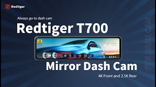 Redtiger T700 Mirror Dash Cam [upl. by Mot460]