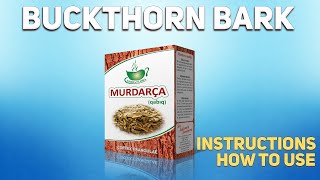 Buckthorn bark how to use Used to treat chronic constipation [upl. by Iblehs189]