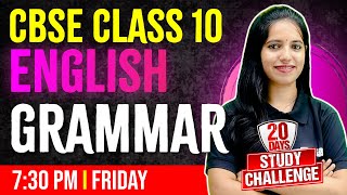 CBSE Class 10 English  Grammar  Exam winner [upl. by Ahsinotna]