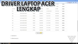 Cara Download Driver Laptop Acer LENGKAP [upl. by Adniroc72]