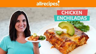 How to Make Easy amp Delicious Chicken Enchiladas  Allrecipes [upl. by Nalek]