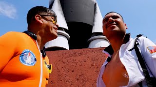 TÍO RENE Y CARLITOS VERA SE TRANSFORMAN EN ASTRONAUTAS CON FINAL FELIZ 🥵😳🍿 [upl. by Roche596]