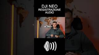 DJI NEO REGISTRAZIONE SUONO TEST INDOOR [upl. by Lyndel229]