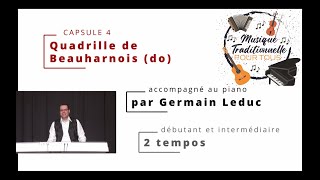 MUSIQUE TRADITIONNELLE POUR TOUS4 Piano  QUADRILLE DE BEAUHARNOIS [upl. by Peter167]