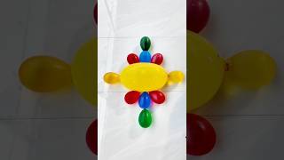 10 Mini Water Balloons And 1 Big Yellow Water Colorful Balloons Popping Reverse Asmr Satisfying [upl. by Atnuahsal]