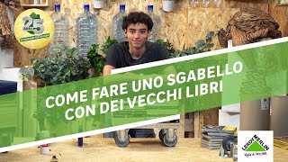 Uno sgabello con dei vecchi libri  Riciclo creativo Leroy Merlin [upl. by Hajile]