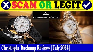 Christophe Duchamp Reviews July 2024  Is This A Legitimate Site Find Out  Scam Inspecter [upl. by Anuhsal]