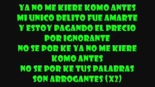 como antes ñengo flow letra [upl. by Jandel]