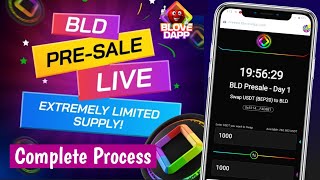 BLD PreSale Live Limited Supply  IDO Se BLD Token Buy Kaise Kare [upl. by Cecily]