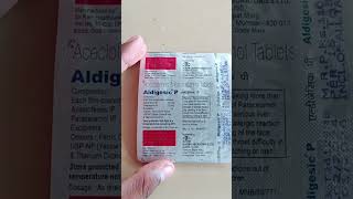 Acecofenac amp Paracetamol Tablet  Aldigesic P Tablet Full Review [upl. by Yup]