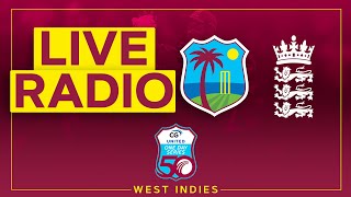 🔴 LIVE RADIO  West Indies v England  1st CG United ODI [upl. by Ashwell]