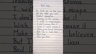 The Hidden Meaning of Imagine Dragons’ Bad Liar [upl. by Drusie675]