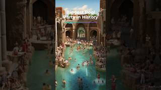 The Biggest Pool Party ever in history Baths of Emperor Caracalla history [upl. by Iams]