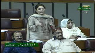 Sharmila Farooqi in National Assembly during Q amp A session [upl. by Rains727]