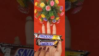 Statisfying ASMR sound snickers unboxing video shortfeed chocolate shorteed short asmrsound 🍫🤤 [upl. by Aisatsanna]