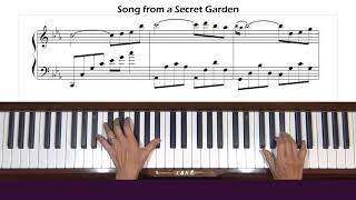 Song from a Secret Garden Piano Tutorial [upl. by Lerrehs]