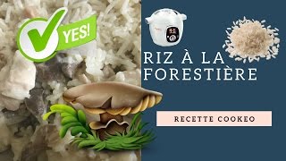 Ma recette du RIZ aux CHAMPIGNONS et BLANC DE POULET au COOKEO [upl. by Uno]