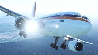 HapagLloyd Flug Flight 3378  Crash Landing Animation [upl. by Ydoj525]