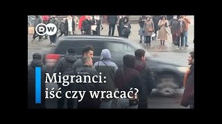 Migranci w Mińsku iść na zachód czy wracać do domu [upl. by Eiramacissej]