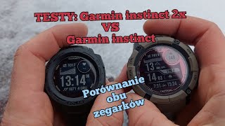 Garmin instinct 1 vs Garmin instinct 2x solar porównanie i szybki test [upl. by Emlyn187]