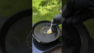 Banana pancake🧈🥞🥞youtubeshorts cooking outdoorcooking frenchfood easyrecipe [upl. by Niwrad289]