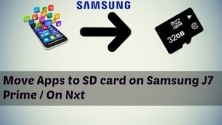 How To Move Apps In Sd Card On Samsung J7 Hindi [upl. by Merrie]