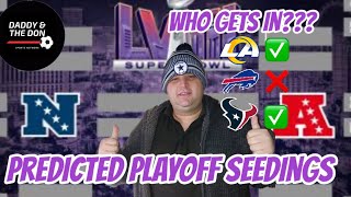 NFL Predicted Playoff Seedings [upl. by Aubreir]