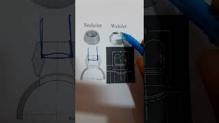 Sockolet vs Weldolet  cross section drawing  difference [upl. by Avery]