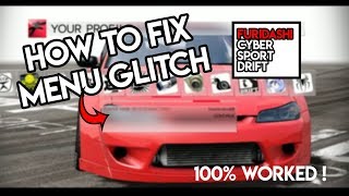 FURIDASHI DRIFT CYBER SPORT HOW TO FIX MENU GLITCH CANNOT CREATE PROFILE [upl. by Aiclef308]