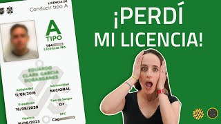 ¿Cómo reponer la licencia permanente en la CDMX [upl. by Bunker]