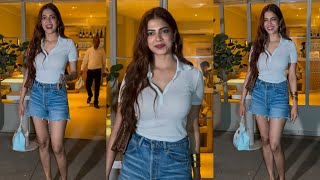 Malvika Mohnan Spotted at Bandra malavikamohanan [upl. by Aivlys639]