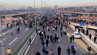 Roads Blocked In Protest Against New Serbian Laws Decried By Environmentalists [upl. by Arnaldo]