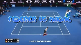 Tennis Elbow 2013 Australian Open 2017 Final Federer vs Nadal amazing point HD 60FPS [upl. by Eelrehpotsirhc]