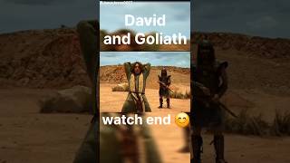 David and Goliath part 4  views youtubeshorts shortvideo jesus viralshorts love god youtube [upl. by Aiet]