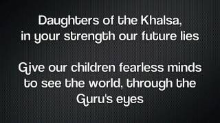 Song of the Khalsa  Best Version  with Lyrics  Sikh American Anthem [upl. by Anuahsat6]