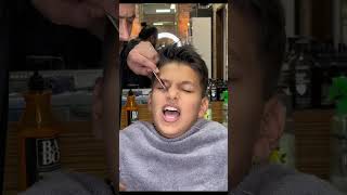 Fake blood🩸friseur barber viral trending foryou hairstyle barbershop fade asmrbuzzcutfyp [upl. by Demeyer]